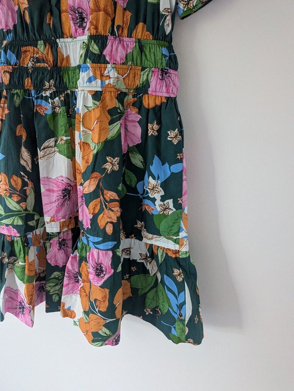 NWT! Anthropologie Somerset Mini Dress In Green Floral - Picture 5 of 9